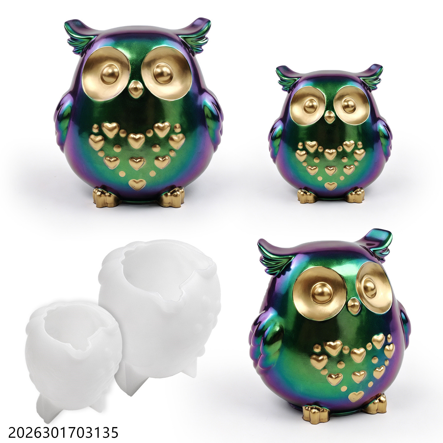 قالب سيليكون على شكل بومة ثلاث - مراجعة Scented Candle Set وسعره