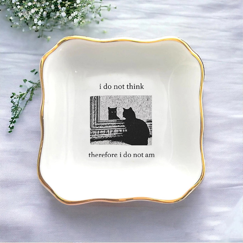 1 قطعة طبق خاتم زفاف بتصميمات  - مراجعة Ceramic Trinket Dish وسعره