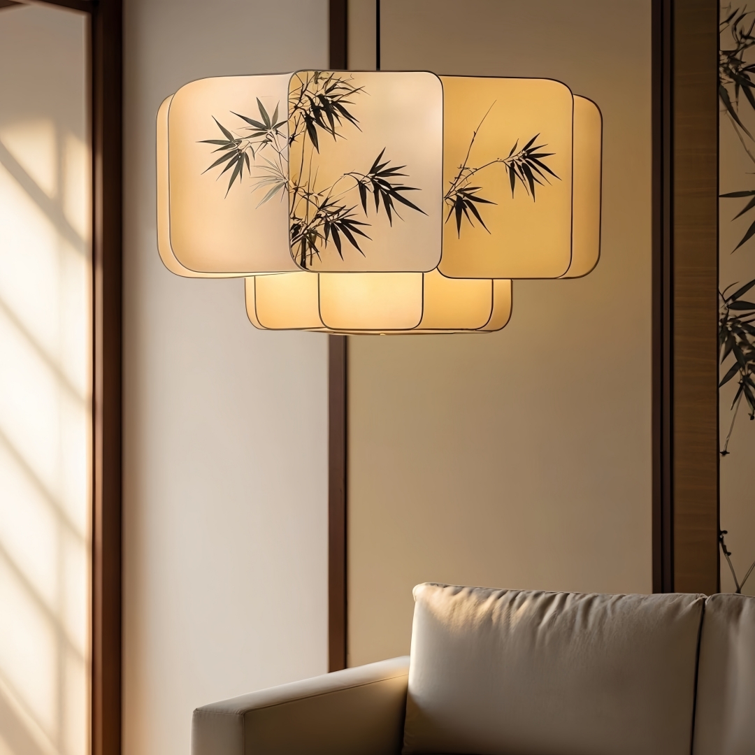 مصباح معلق آسيوي شرقي بطبقات م - مراجعة Home Decor Zen Style وسعره