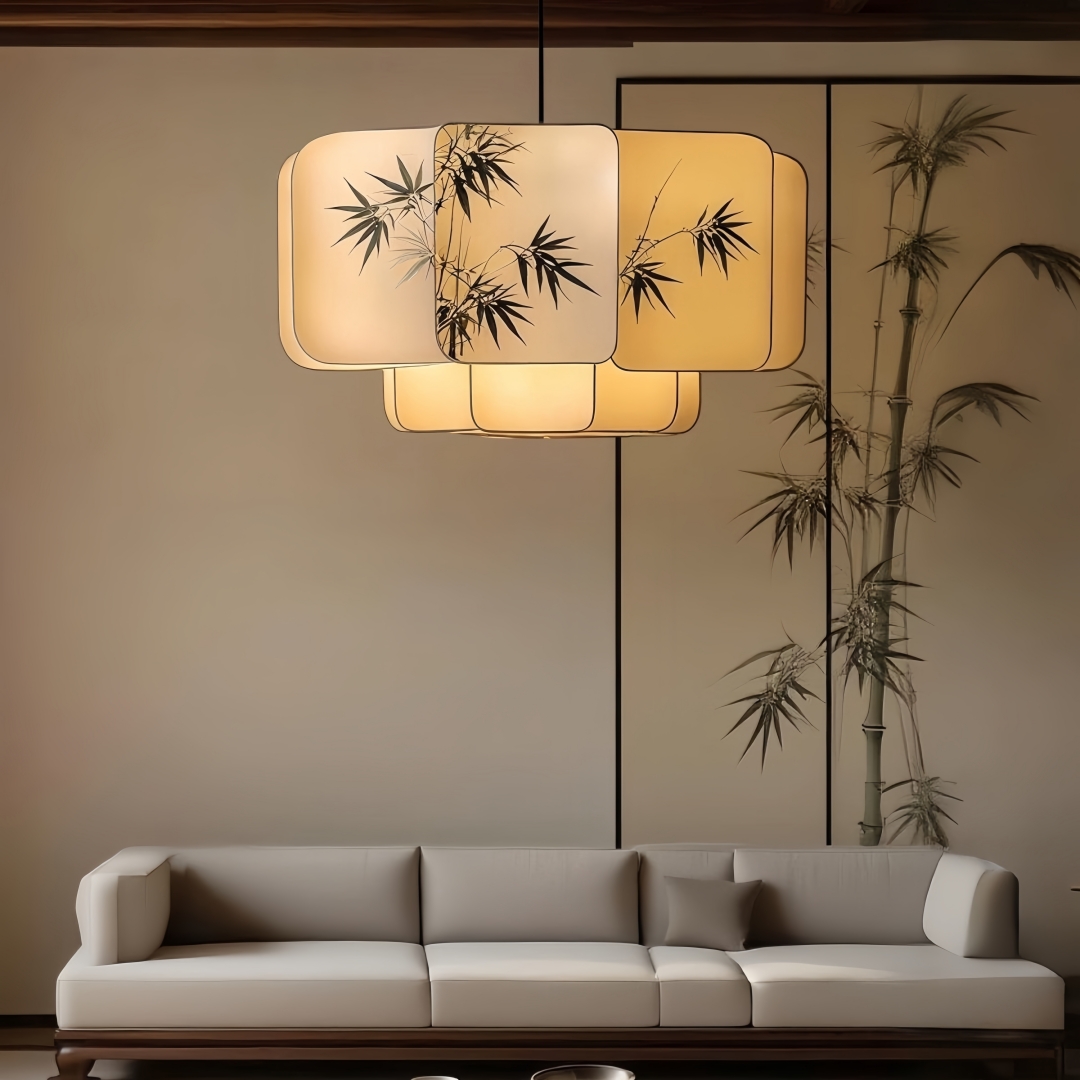 مصباح معلق آسيوي شرقي بطبقات م - مراجعة Home Decor Zen Style وسعره