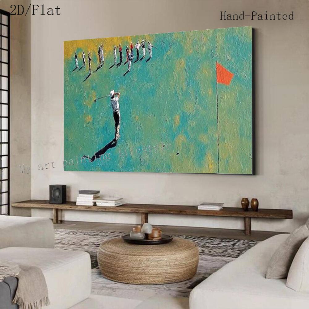 لوحة زيتية تجريدية مصنوعة يدوي - مراجعة Home Decor Enthusiast وسعره