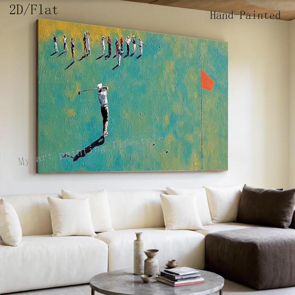 لوحة زيتية تجريدية مصنوعة يدوي - مراجعة Home Decor Enthusiast وسعره