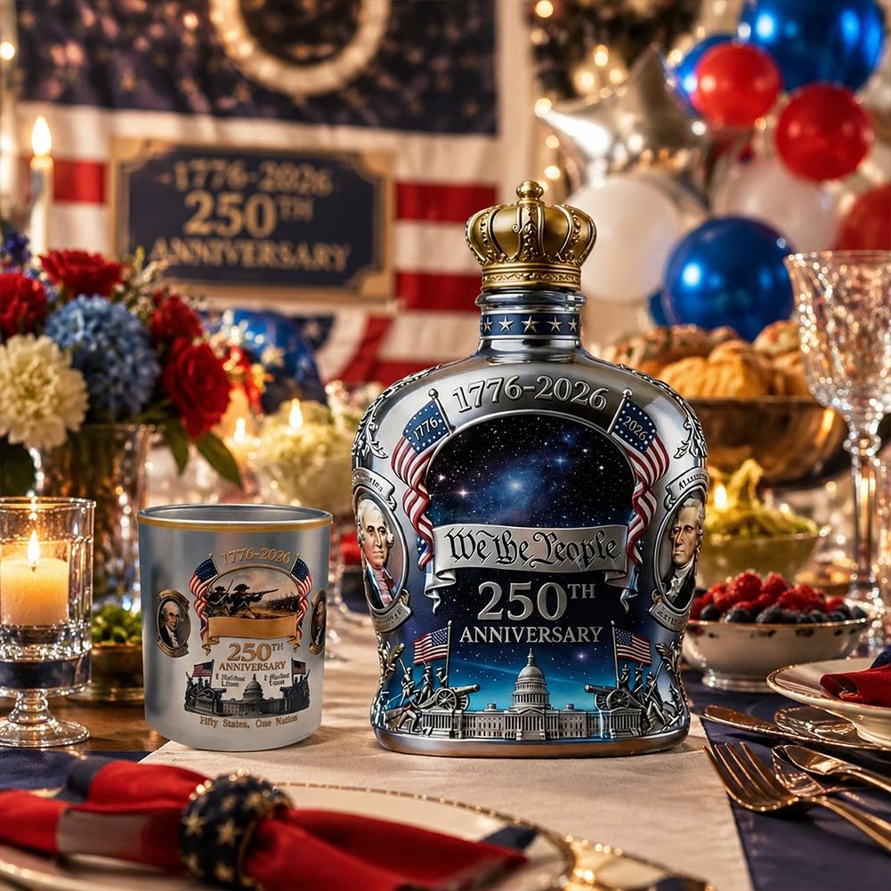 زجاجة ويسكي بمناسبة الذكرى 250 - مراجعة Home Decor Usa وسعره