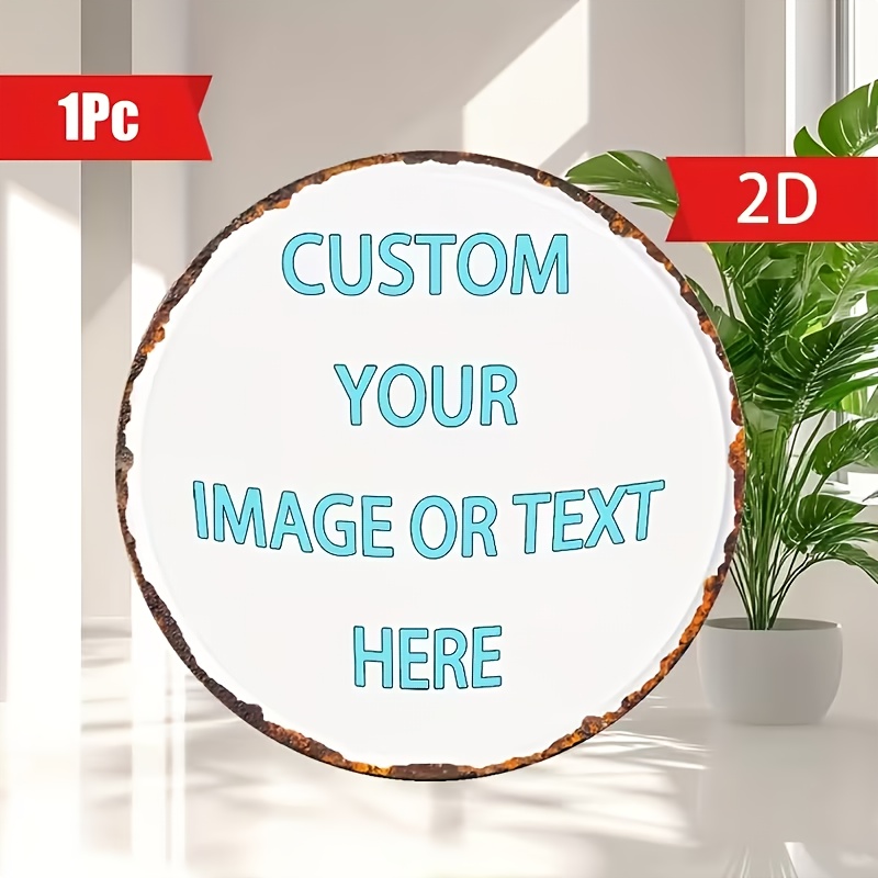 لافتة معدنية دائرية مخصصة، ديك - مراجعة Home Decor Free Images وسعره
